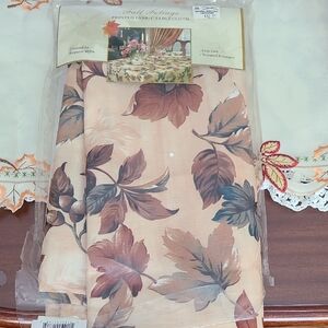 Leaf Printed Fabric Tablecloth